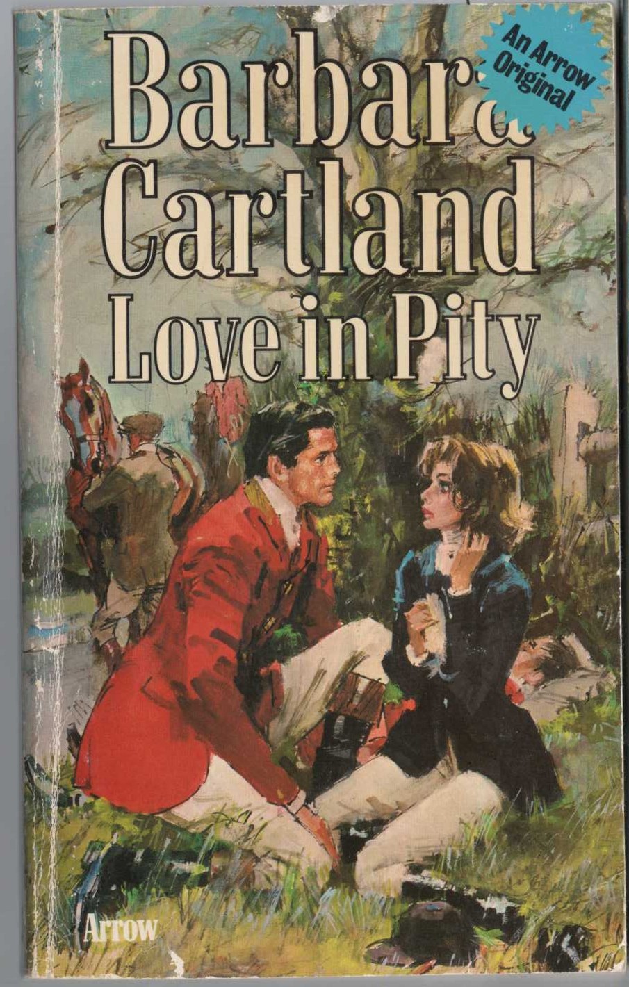 Barbara Cartland  LOVE IN PITY front book cover image