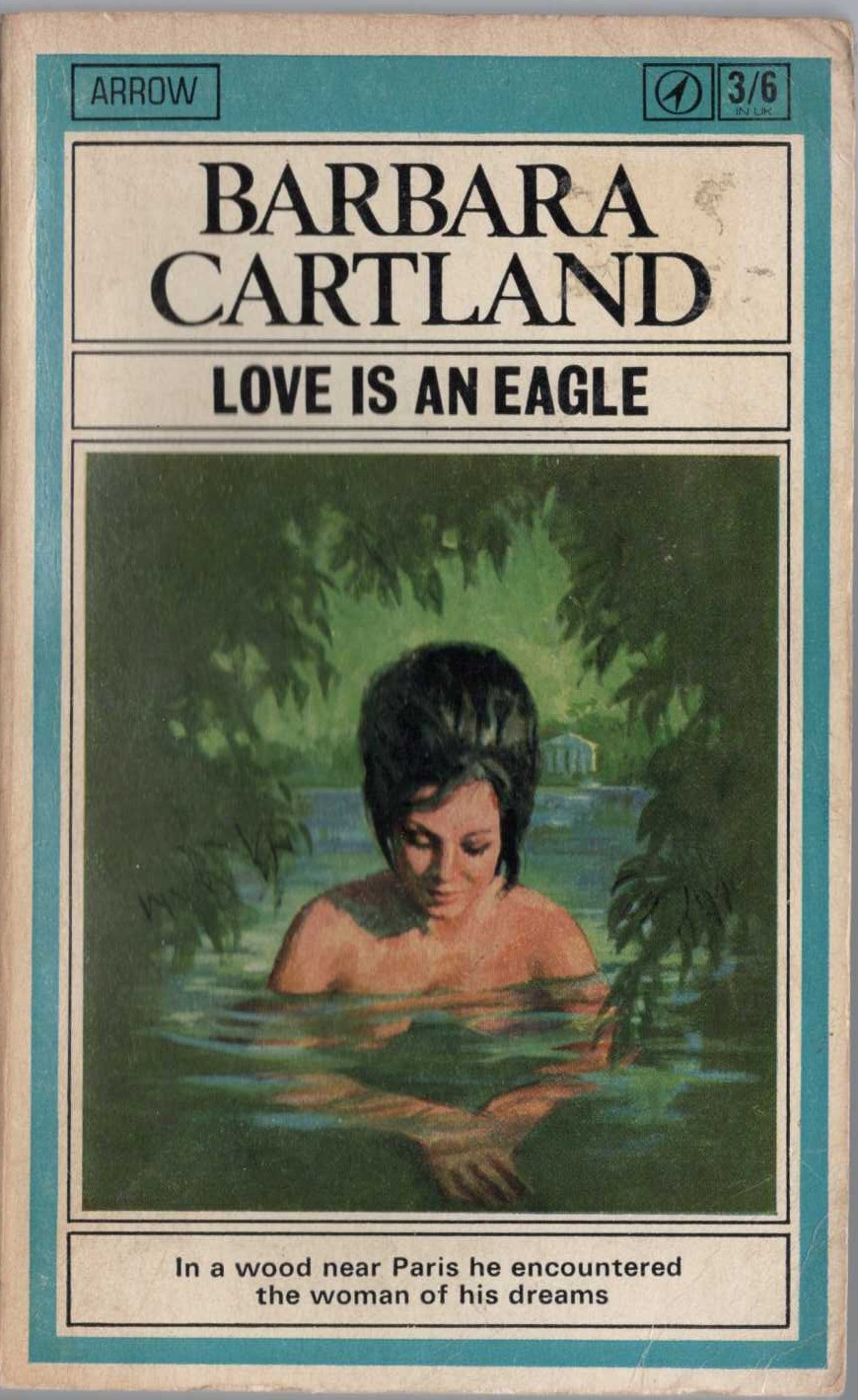 Barbara Cartland  LOVE IS AN EAGLE front book cover image