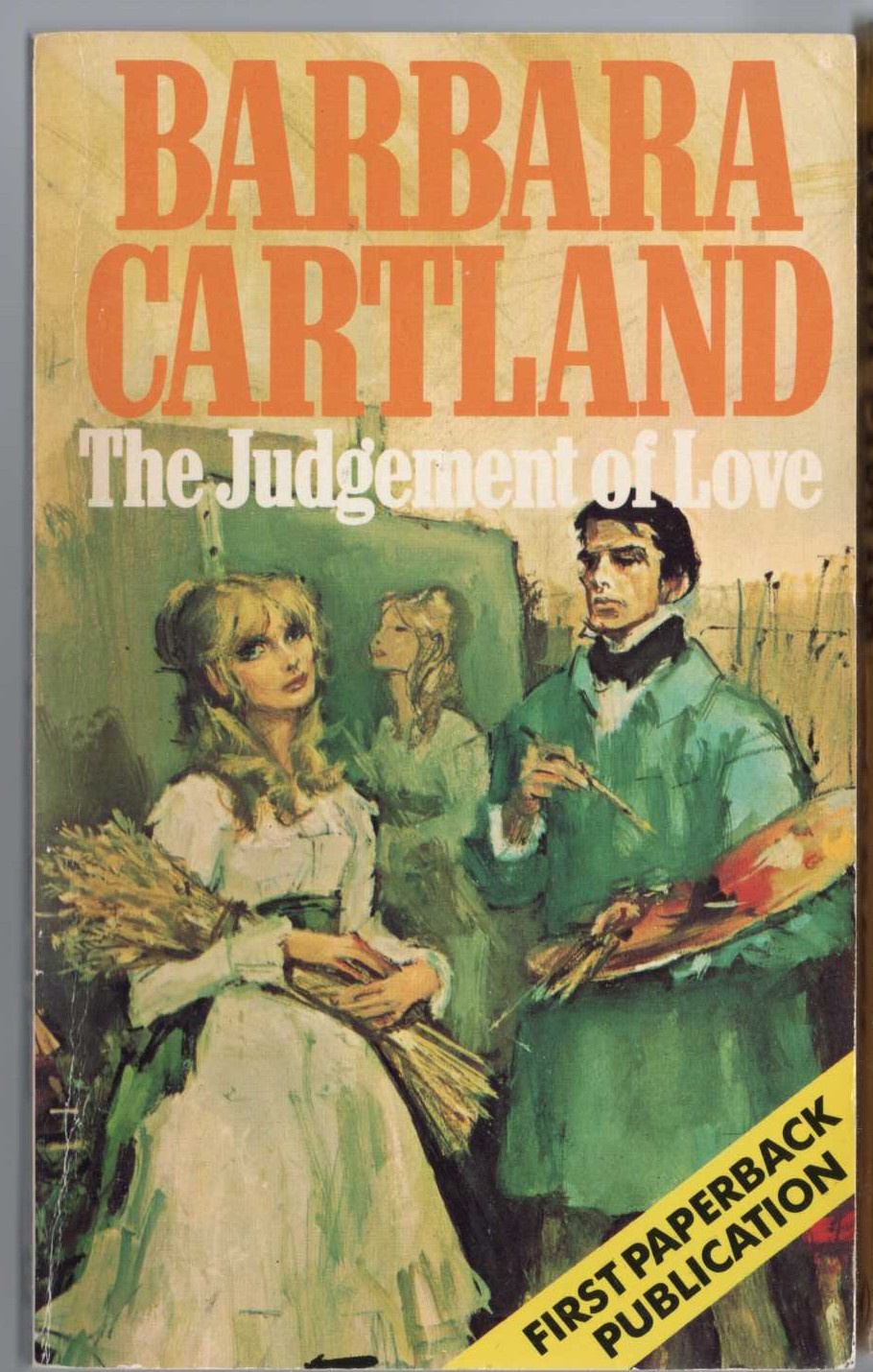Barbara Cartland  THE JUDGEMENT OF LOVE front book cover image