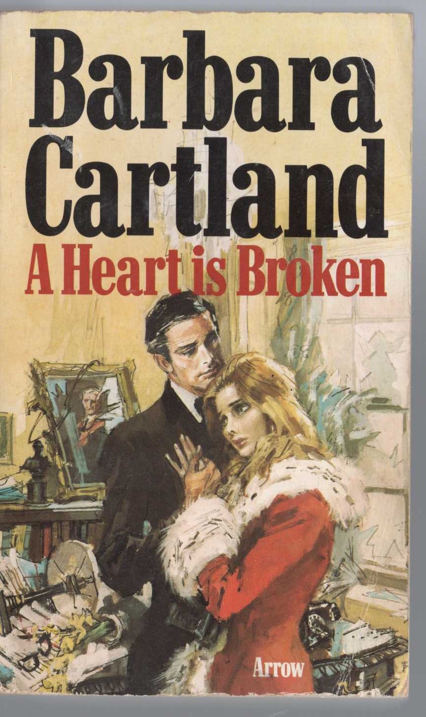 Barbara Cartland  A HEART IS BROKEN front book cover image
