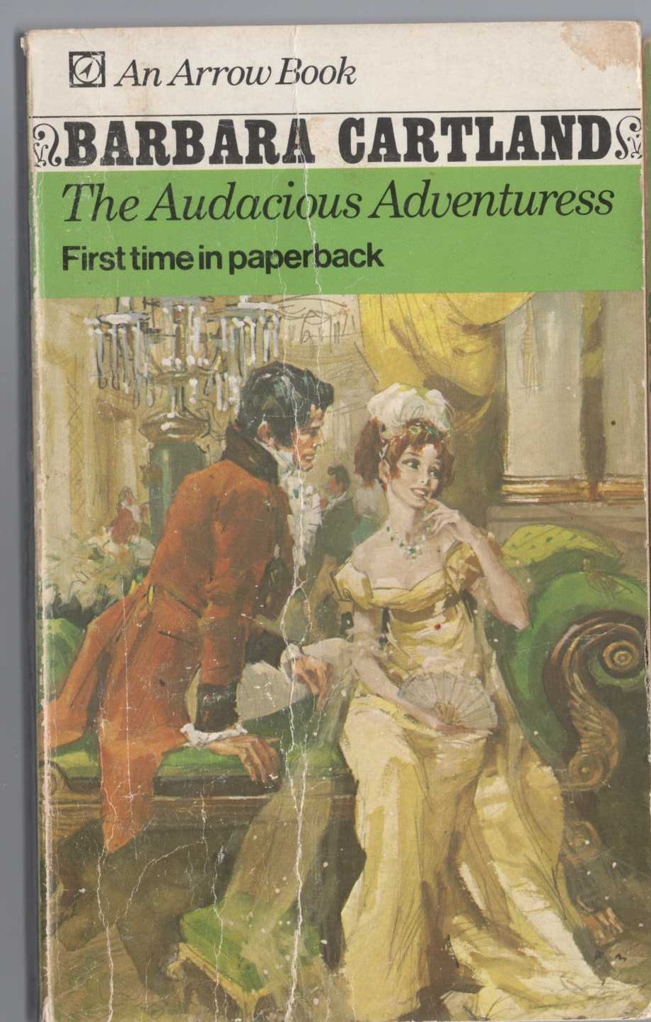 Barbara Cartland  THE AUDACIOUS ADVENTURESS front book cover image
