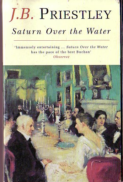 J.B. Priestley  SATURN OVER THE WATER front book cover image