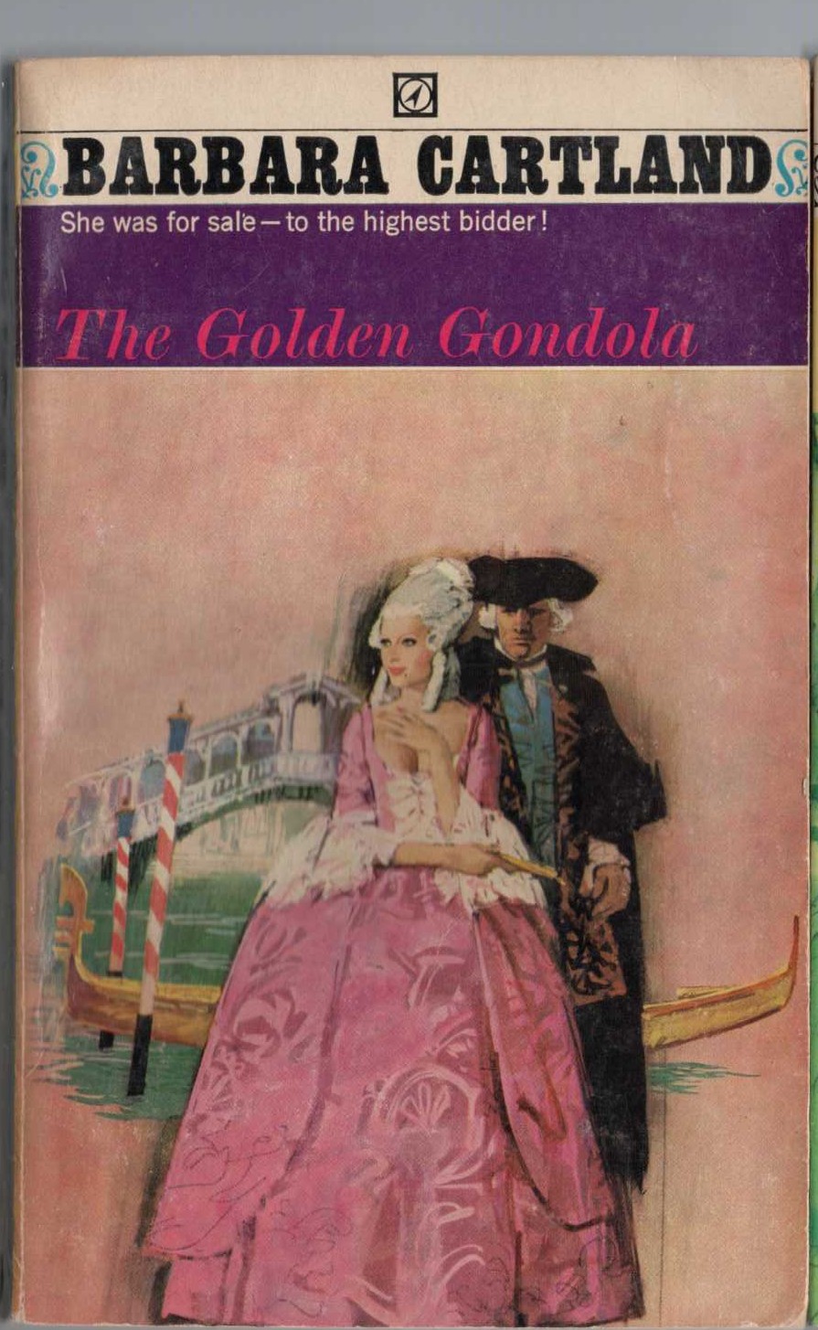 Barbara Cartland  THE GOLDEN GONDOLA front book cover image
