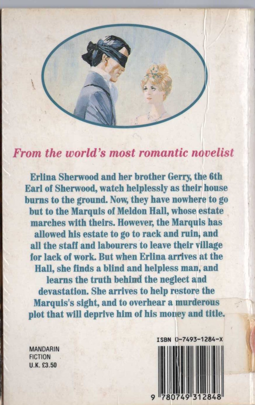 Barbara Cartland  LOOK WITH THE HEART magnified rear book cover image