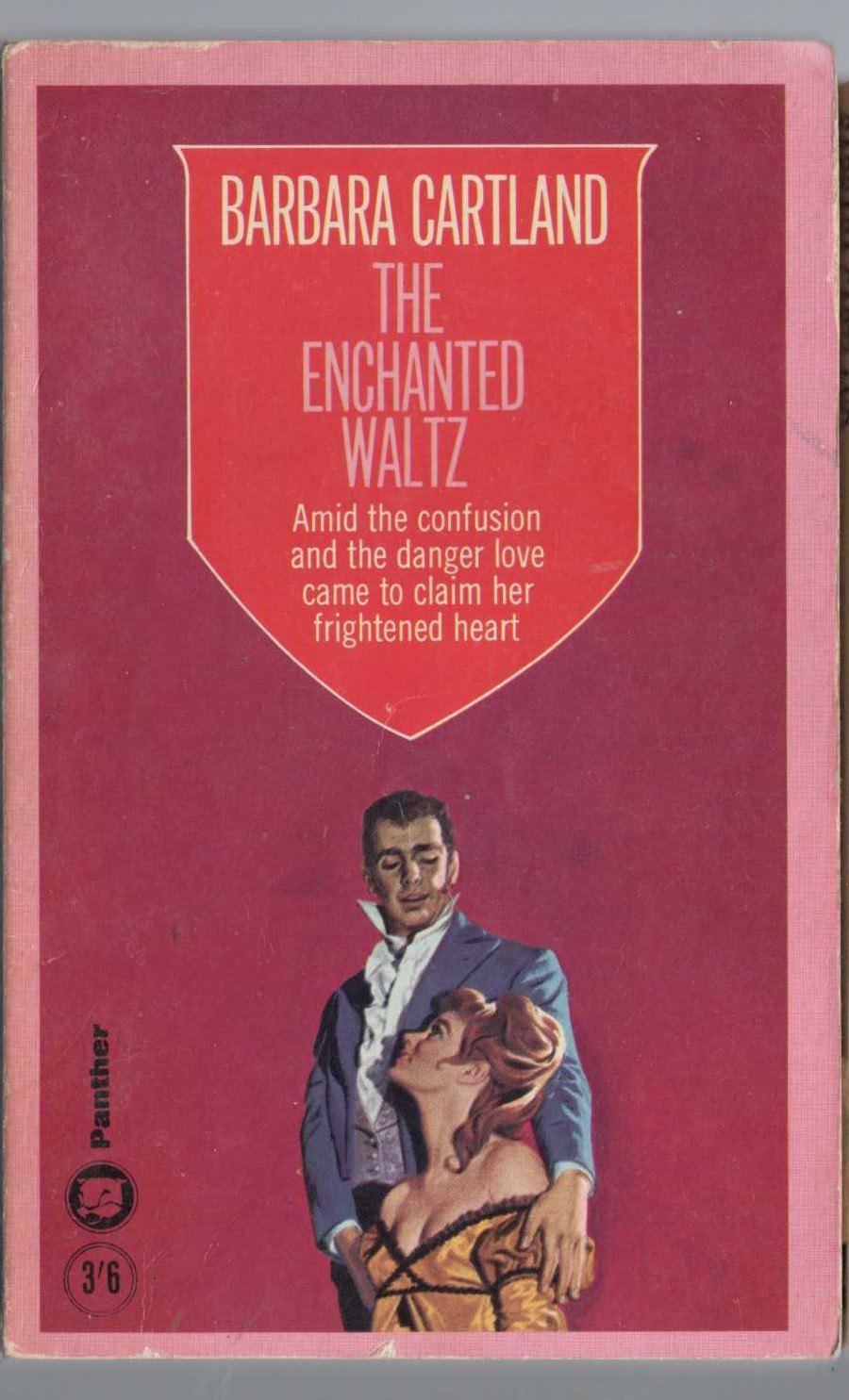 Barbara Cartland  THE ENCHANTED WALTZ front book cover image