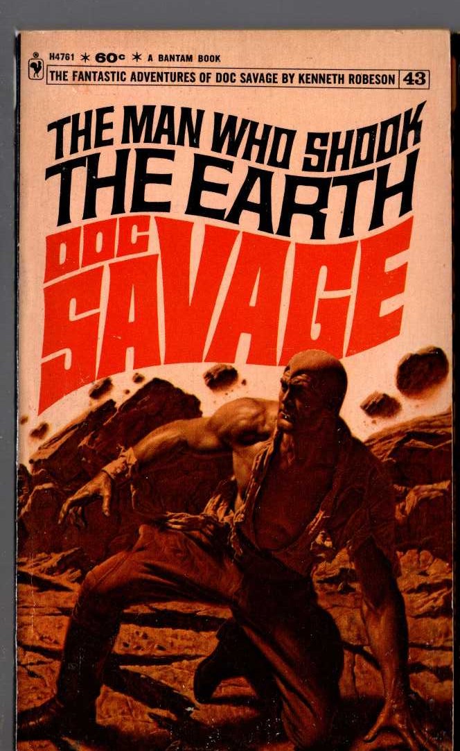Kenneth Robeson  DOC SAVAGE: THE MAN WHO SHOOK THE EARTH front book cover image