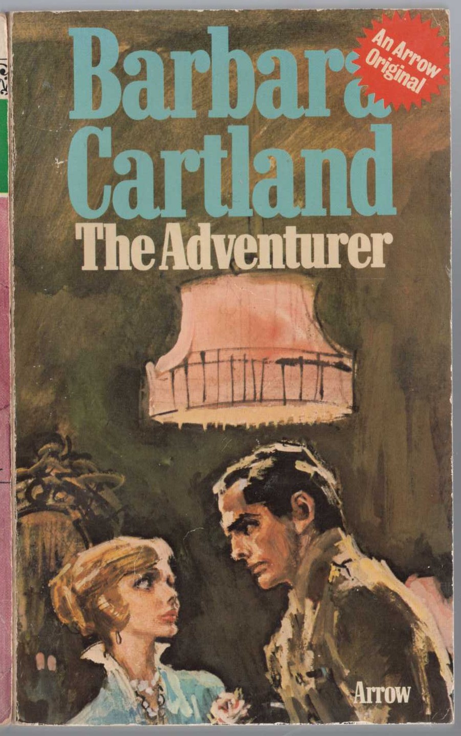 Barbara Cartland  THE ADVENTURER front book cover image