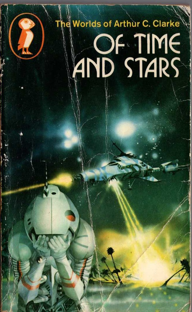 Arthur C. Clarke  OF TIME AND STARS front book cover image