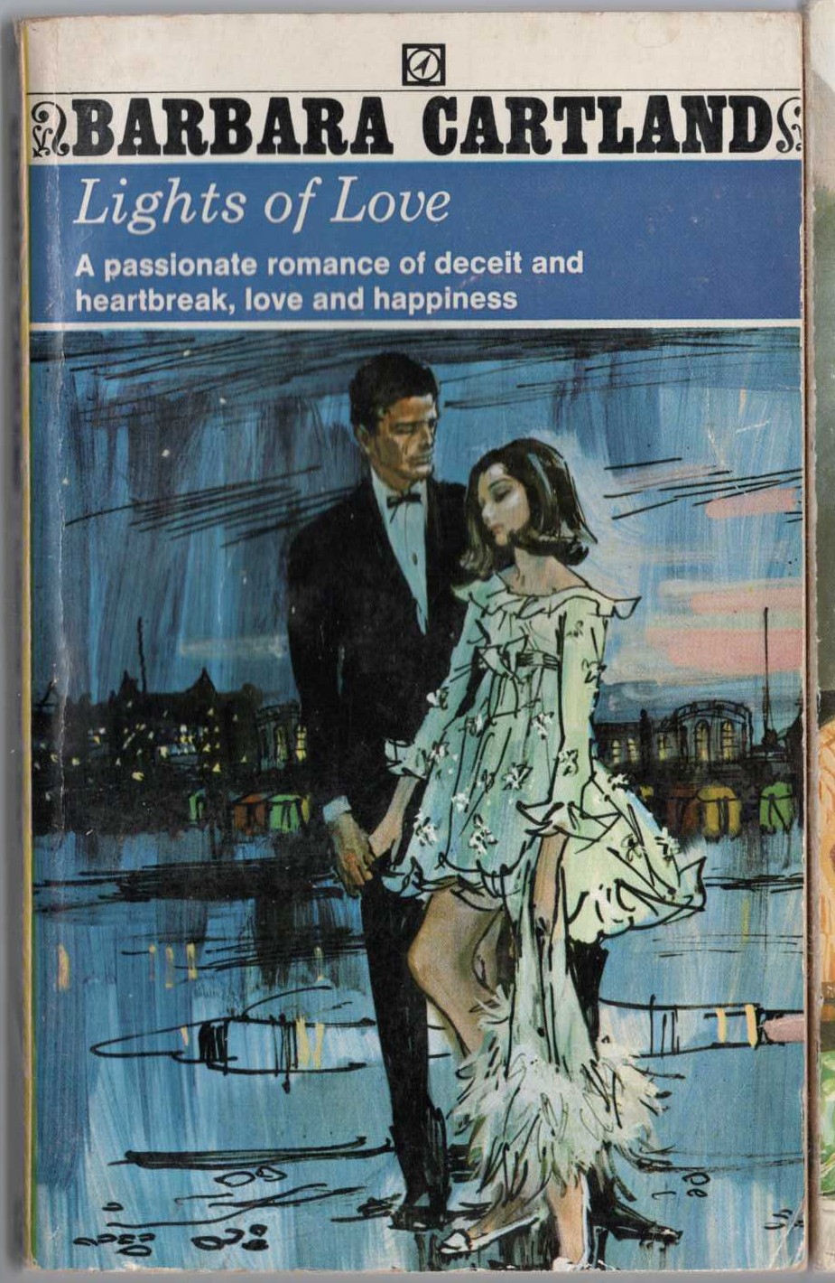 Barbara Cartland  LIGHTS OF LOVE front book cover image