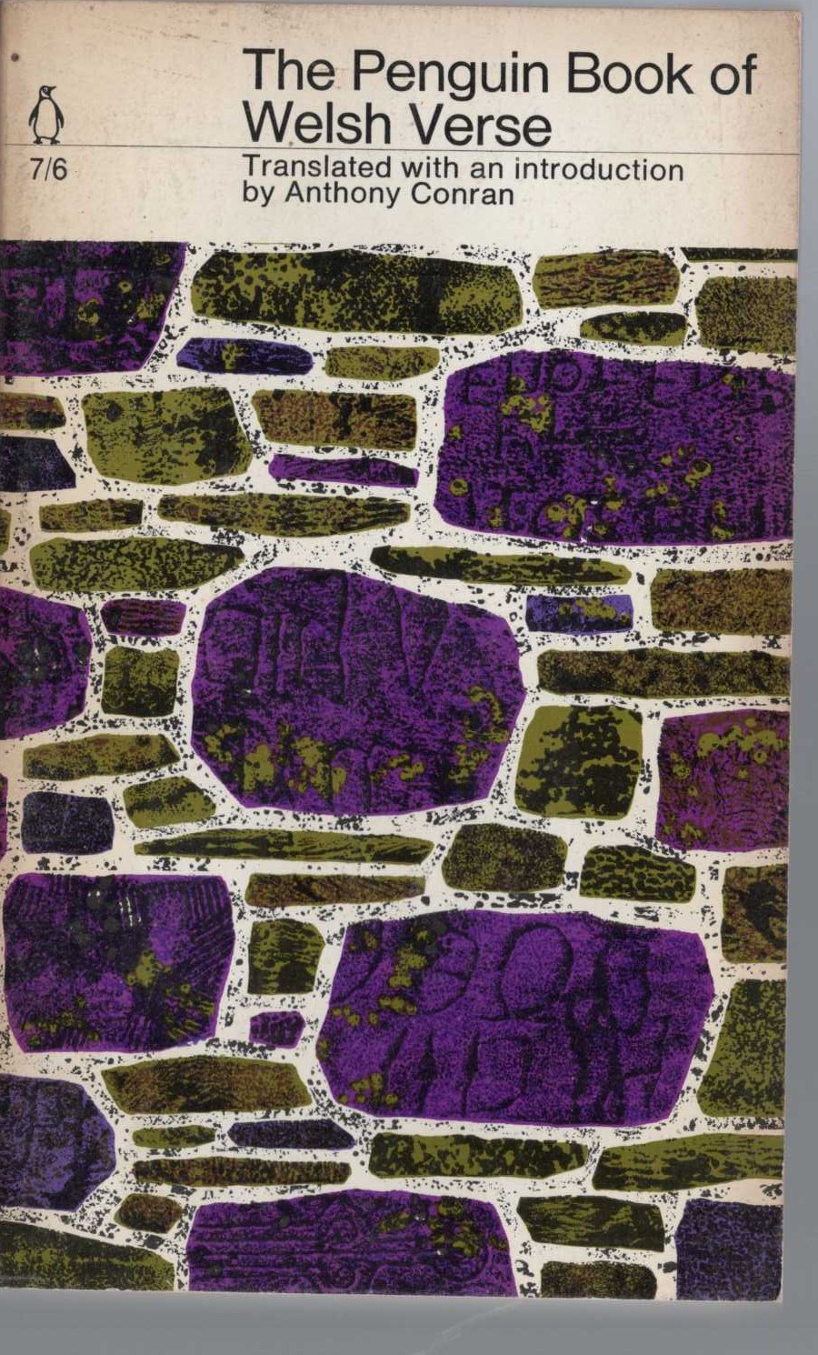 Anthony Conran (translates_and_introduces) THE PENGUIN BOOK OF WELSH VERSE front book cover image