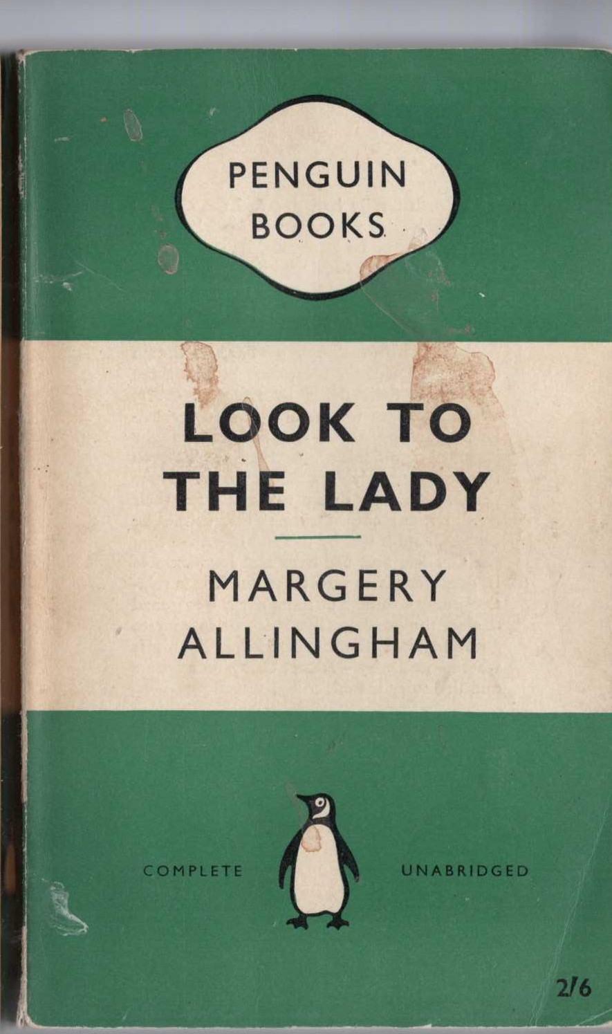 Margery Allingham  LOOK TO THE LADY front book cover image