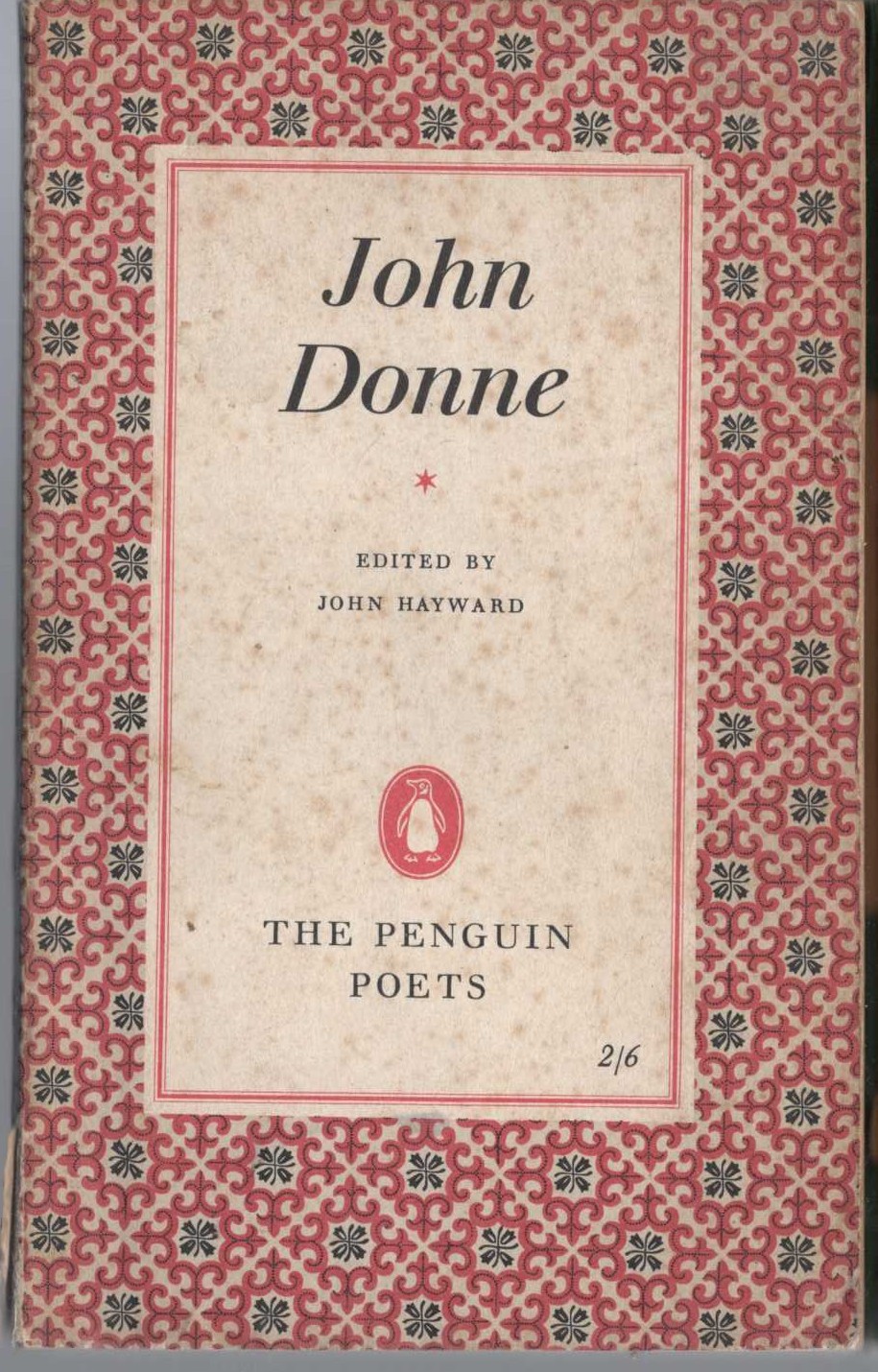 John Hayward (edits) JOHN DONNE front book cover image