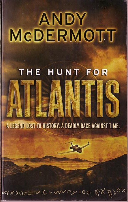 Andy McDermott  THE HUNT FOR ATLANTIS front book cover image
