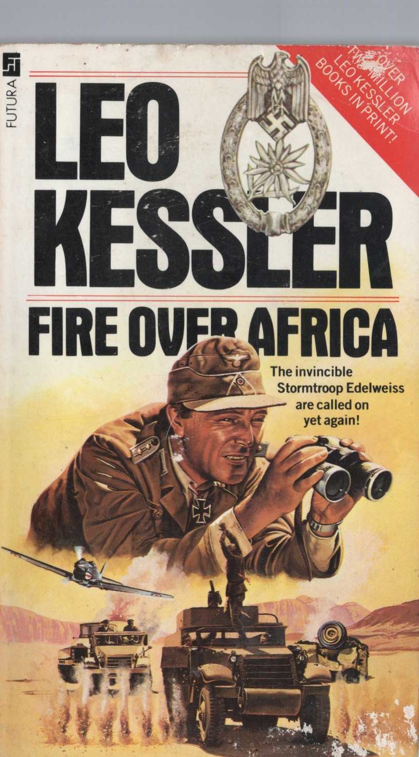 Leo Kessler  FIRE OVER AFRICA front book cover image