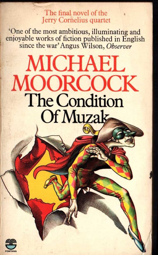 Michael Moorcock  THE CONDITION OF MUZAK front book cover image