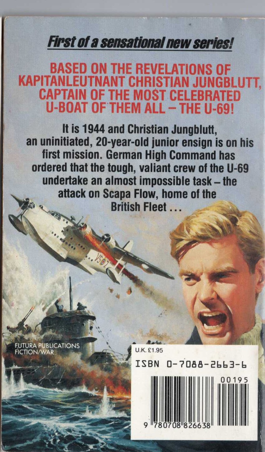 Leo Kessler  SUBMARINE 1: THE WOLF PACK magnified rear book cover image