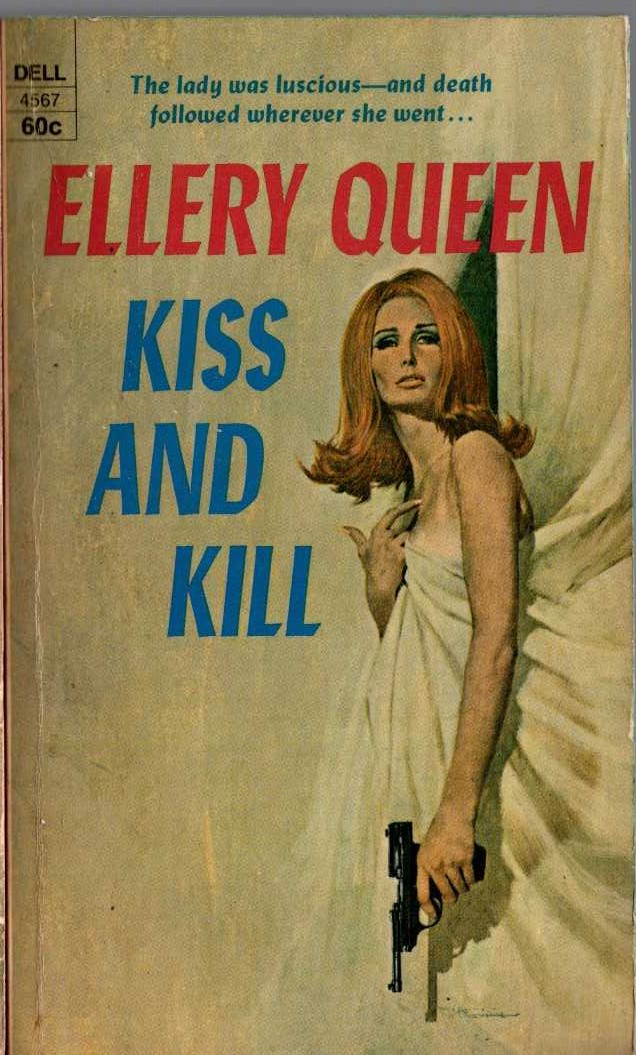 Ellery Queen  KISS AND KILL front book cover image
