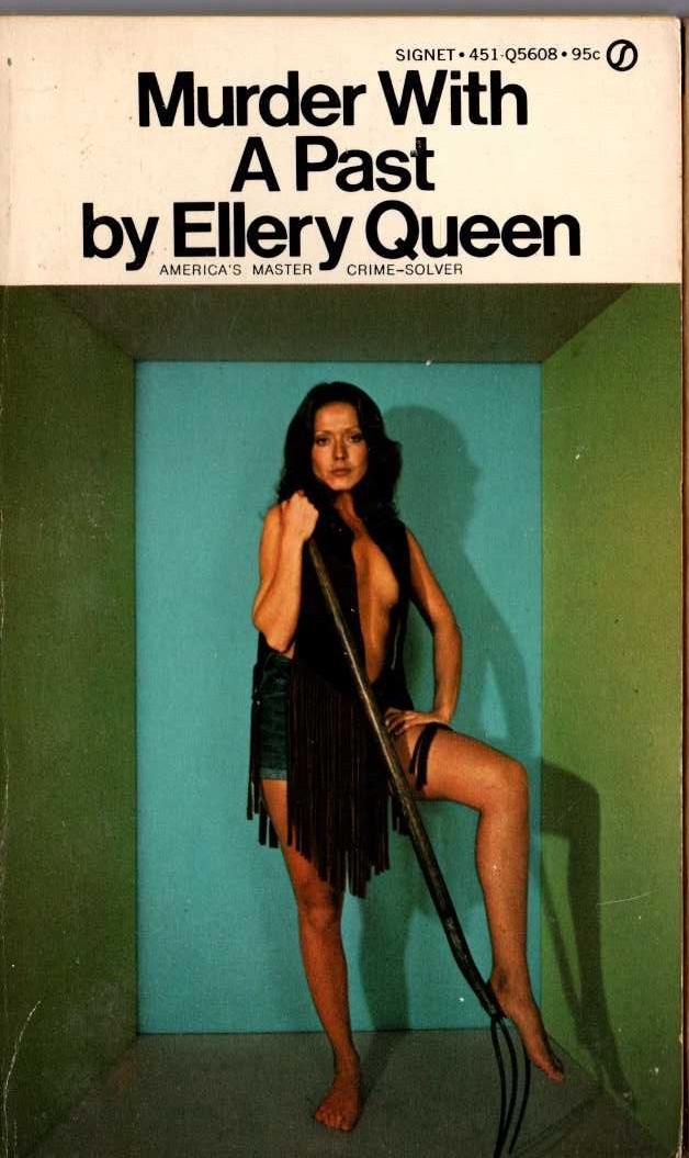 Ellery Queen  MURDER WITH A PAST front book cover image