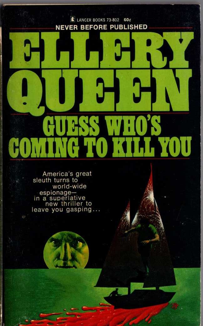 Ellery Queen  GUESS WHO'S COMING TO KILL YOU front book cover image