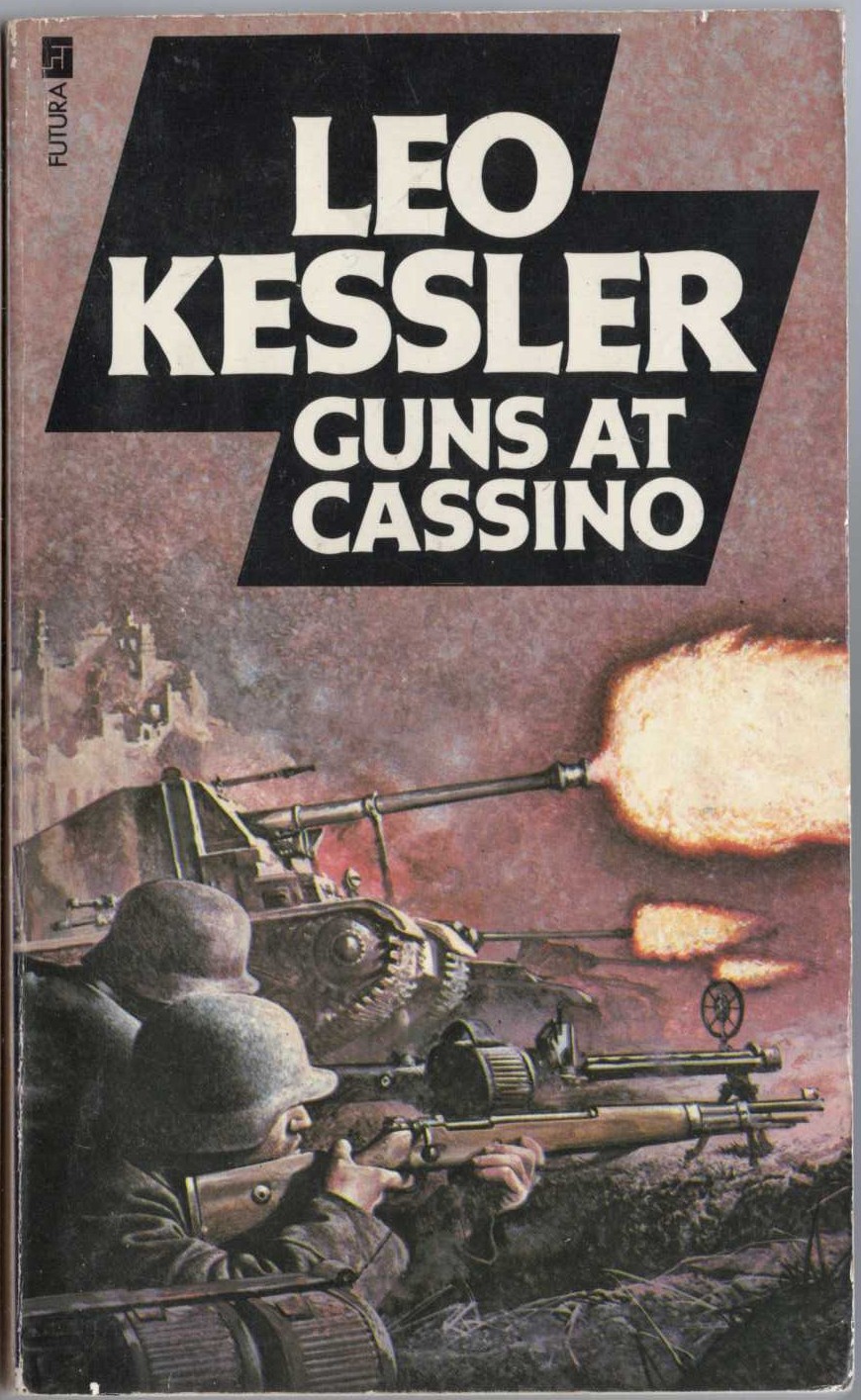 Leo Kessler  GUNS AT CASSINO front book cover image