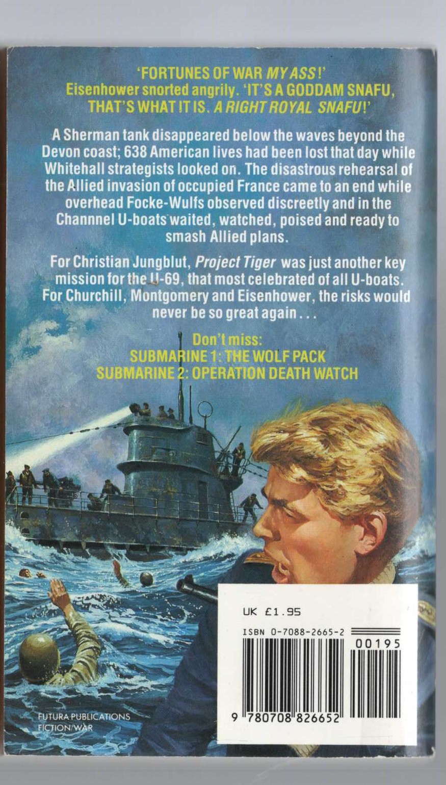 Leo Kessler  SUBMARINE 3: CONVOY TO CATASTROPHE magnified rear book cover image