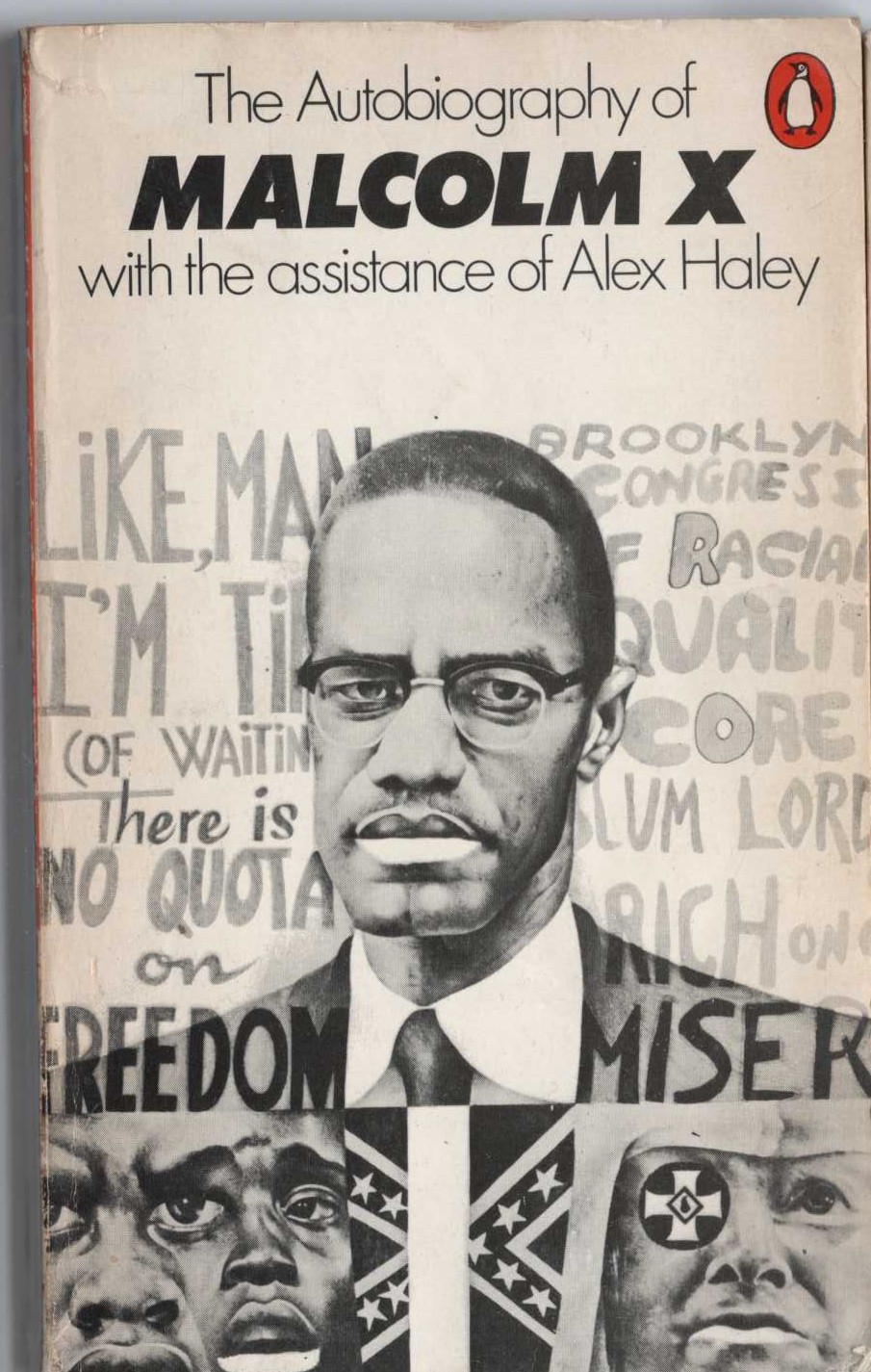THE AUTOBIOGRAPHY OF MALCOLM X front book cover image