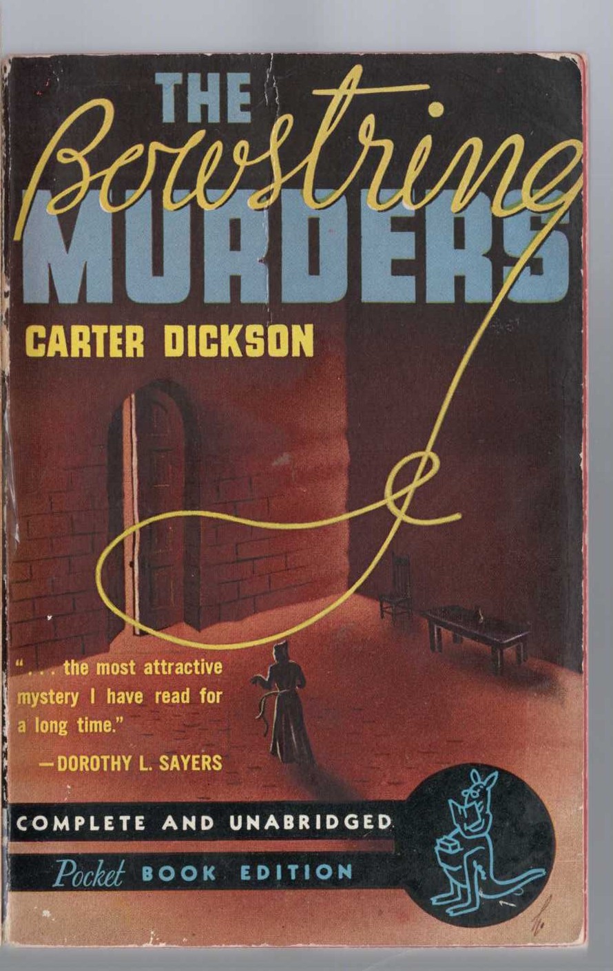 Carter Dickson  THE BOWSTRING MURDERS front book cover image