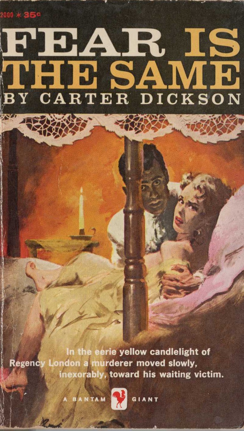 Carter Dickson  FEAR IS THE SAME front book cover image