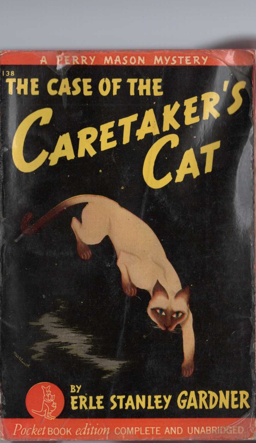 Erle Stanley Gardner  THE CASE OF THE CARETAKER'S CAT front book cover image