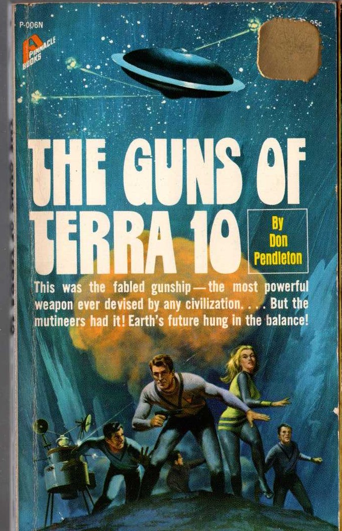 Don Pendleton  THE GUNS OF TERRA 10 front book cover image