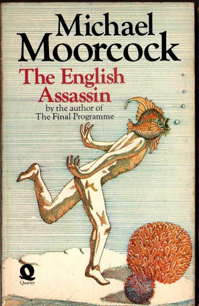 Michael Moorcock  THE ENGLISH ASSASSIN front book cover image