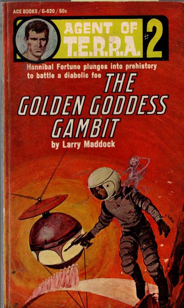 Larry Maddock  THE GOLDEN GODDESS GAMBIT front book cover image