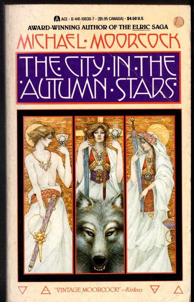 Michael Moorcock  THE CITY IN THE AUTUMN STARS front book cover image