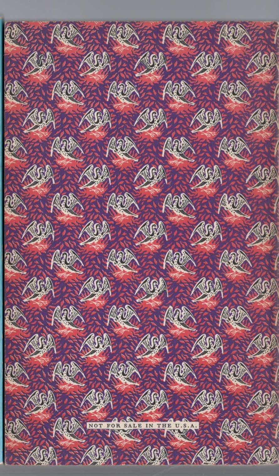 D.H. Lawrence  SELECTED POEMS magnified rear book cover image