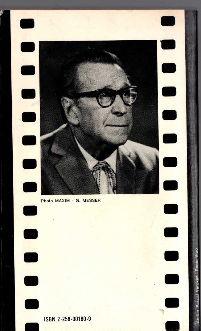 Georges Simenon  MAIGRET A L'ECOLE magnified rear book cover image