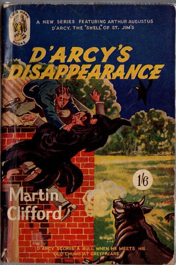 Martin Clifford  D'ARCY'S DISAPPEARANCE front book cover image