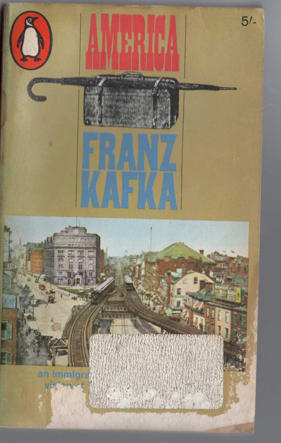 Franz Kafka  AMERICA front book cover image