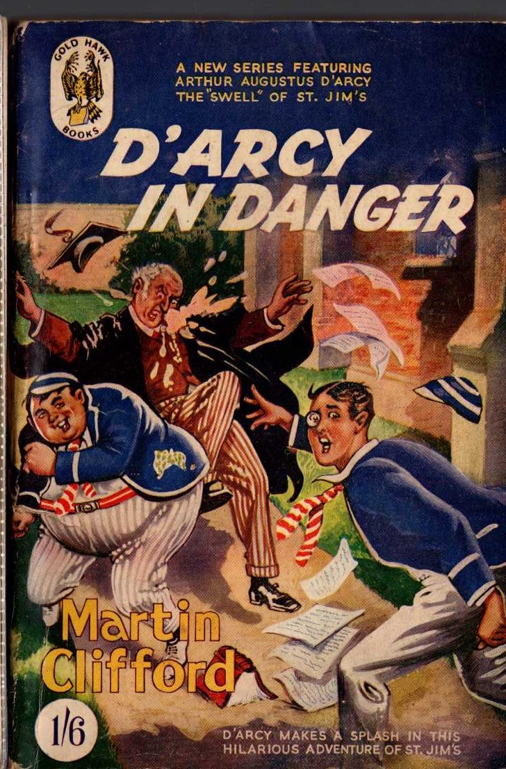 Martin Clifford  D'ARCY IN DANGER front book cover image