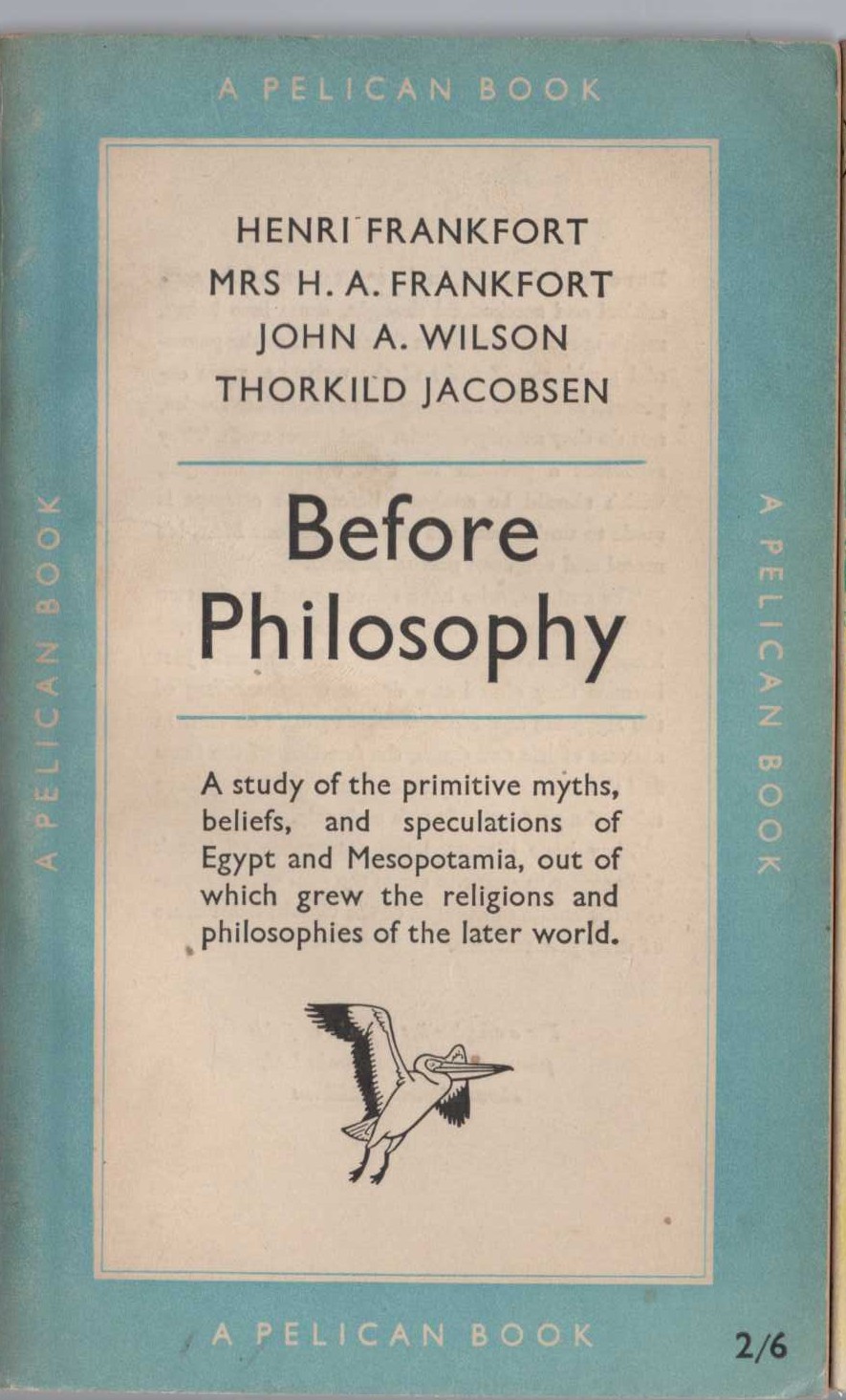 BEFORE PHILOSOPHY front book cover image