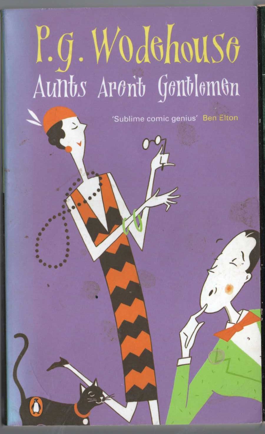 P.G. Wodehouse  AUNTS AREN'T GENTLEMEN front book cover image