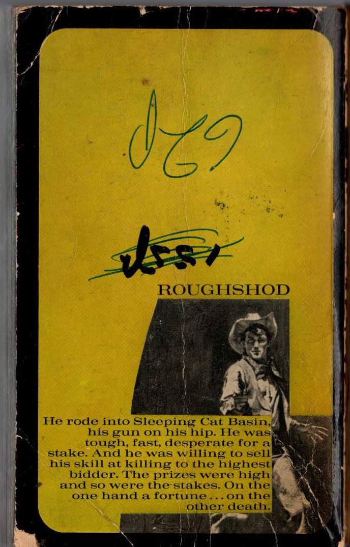 Norman Fox  ROUGHSHOD magnified rear book cover image