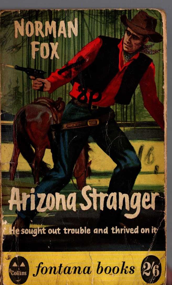Norman Fox  ARIZONA STRANGER front book cover image