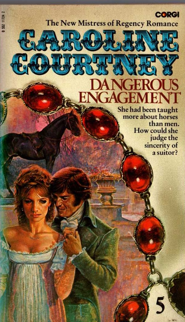 Caroline Courtney  DANGEROUS ENGAGEMENT front book cover image