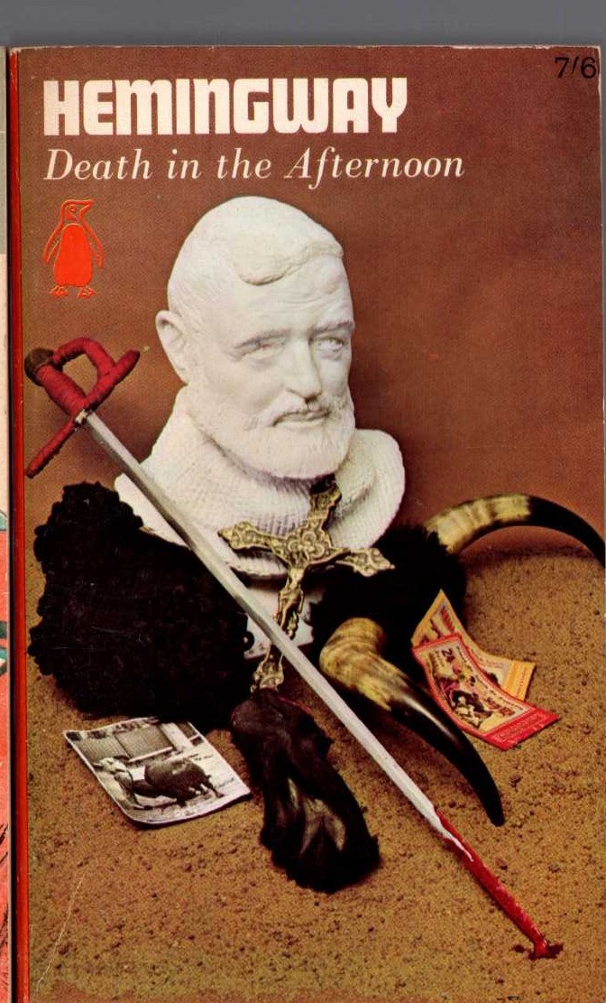 Ernest Hemingway  DEATH IN THE AFTERNOON front book cover image