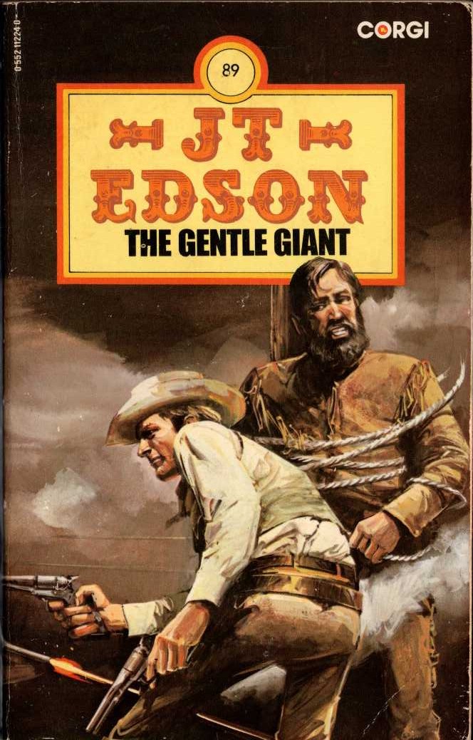 J.T. Edson  THE GENTLE GIANT front book cover image