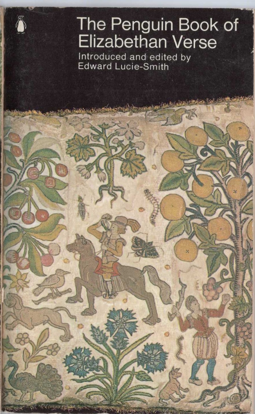 Edward Lucie-Smith (Introduces_and_edits) THE PENGUIN BOOK OF ELIZABETHAN VERSE front book cover image