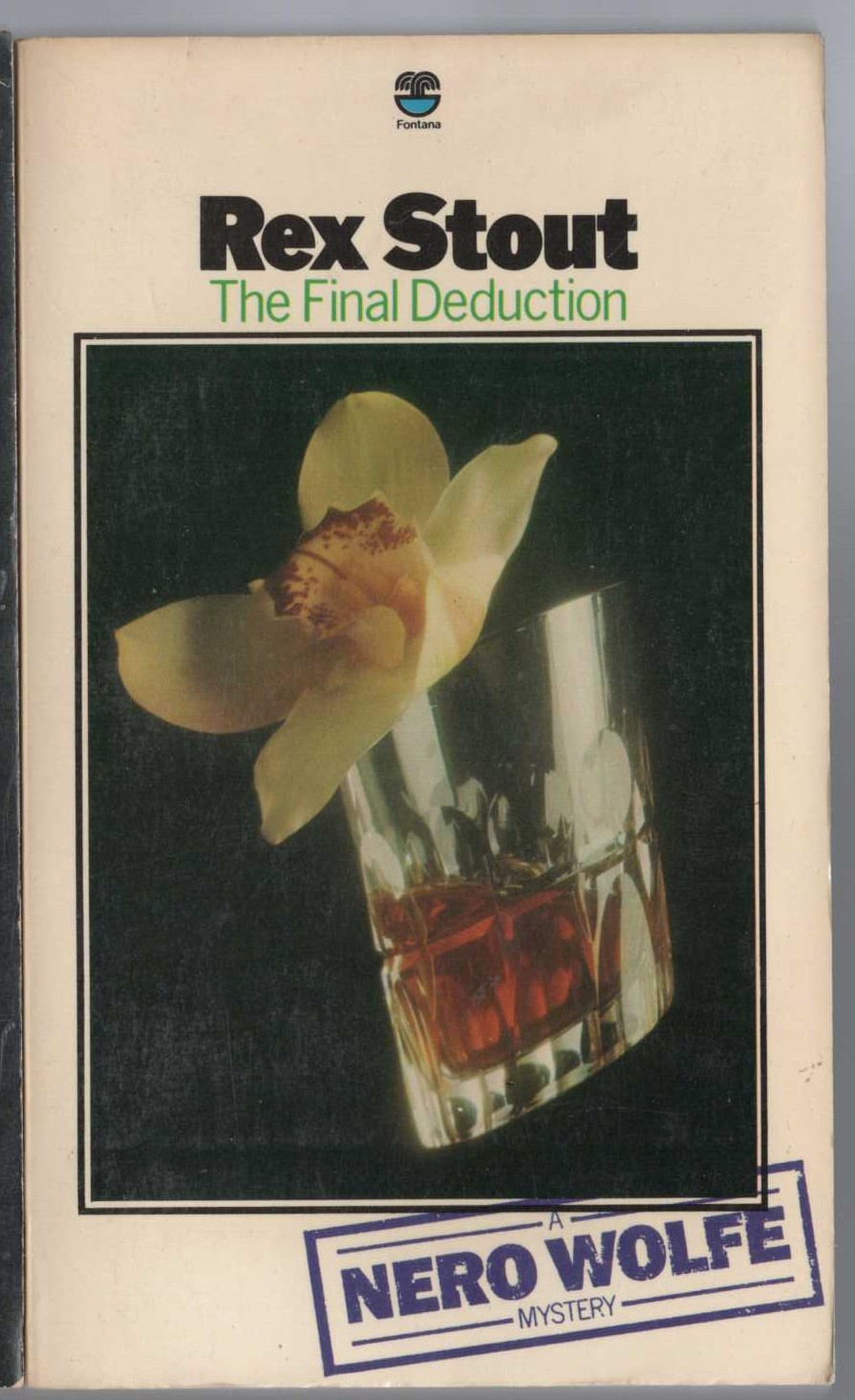 Rex Stout  THE FINAL DEDUCTION front book cover image
