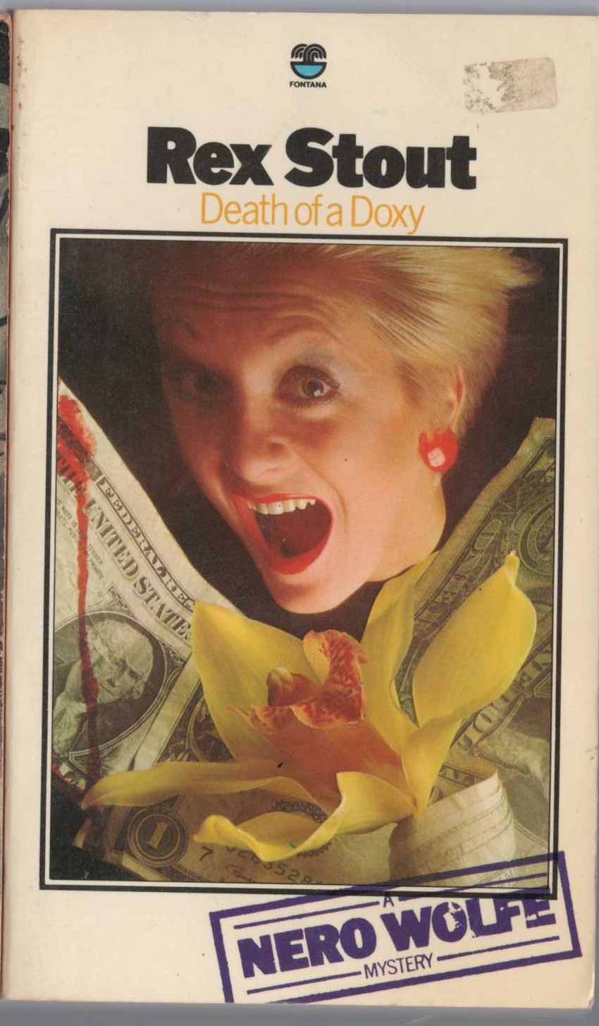 Rex Stout  DEATH OF A DOXY front book cover image