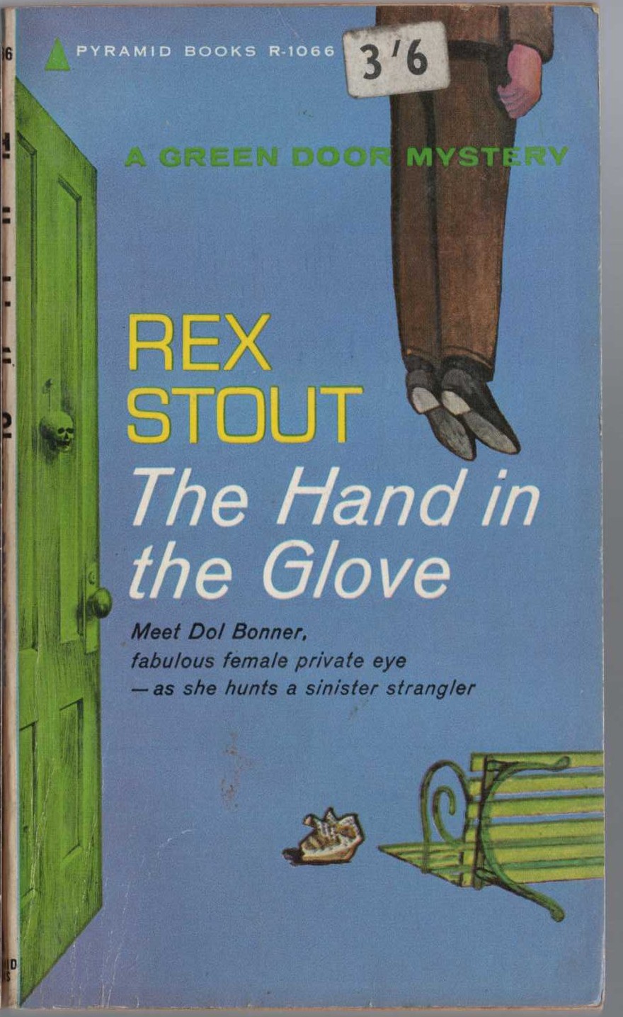 Rex Stout  THE HAND IN THE GLOVE front book cover image