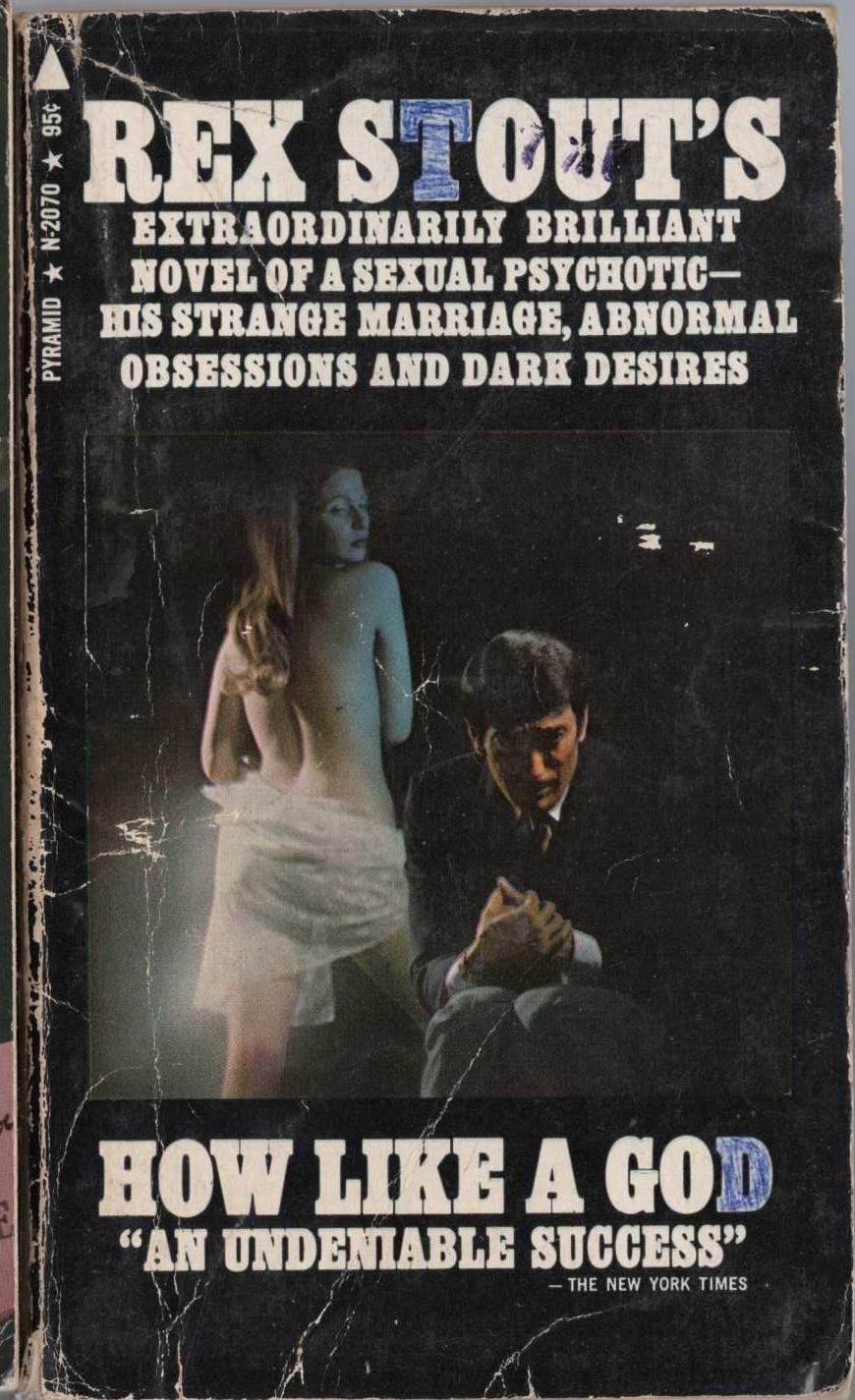 Rex Stout  HOW LIKE A GOD front book cover image